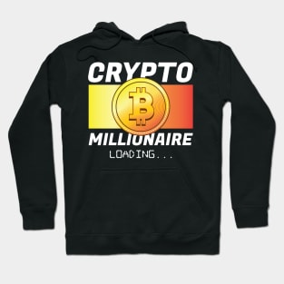 Crypto Millionaire Loading Miner Hodl Blockchain Bitcoin Hoodie